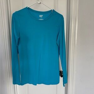 Lands' End Blue Long Sleeve Shirt